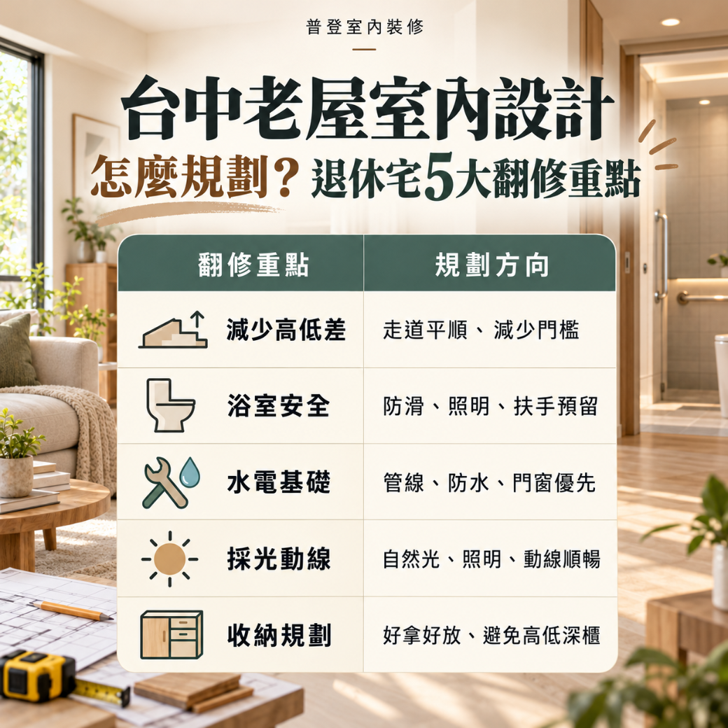 台中老屋裝修 台中老屋裝修規劃